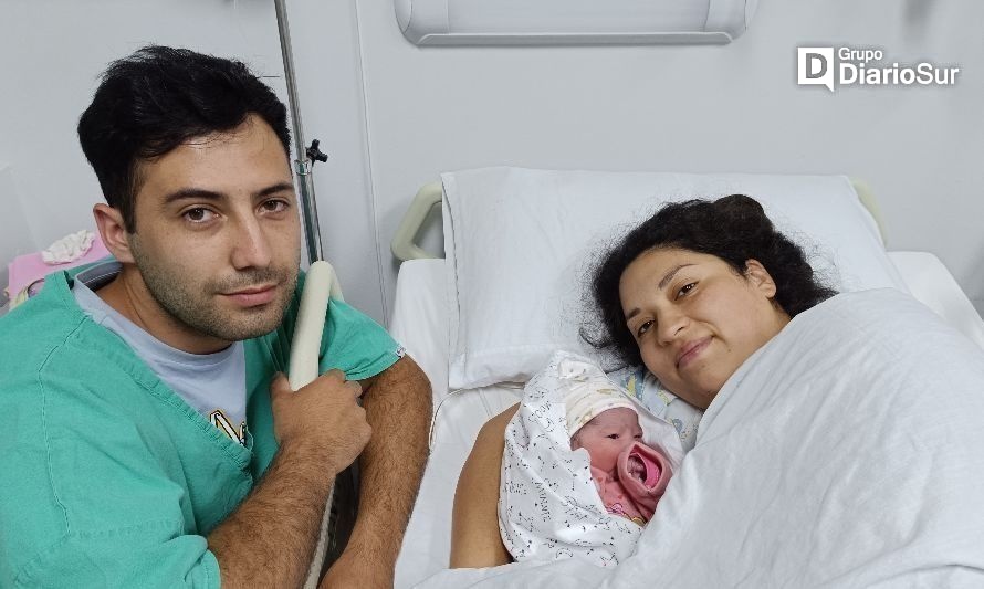 Ignacia Atenea, la primera bebé del 2024 es de Panguipulli