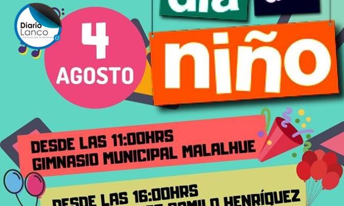 Lanco celebrará el día del niño