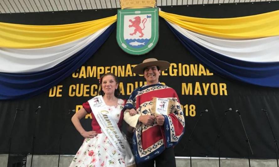 Pareja de Panguipulli representará a Los Ríos en Campeonato Nacional del Adulto Mayor 2018