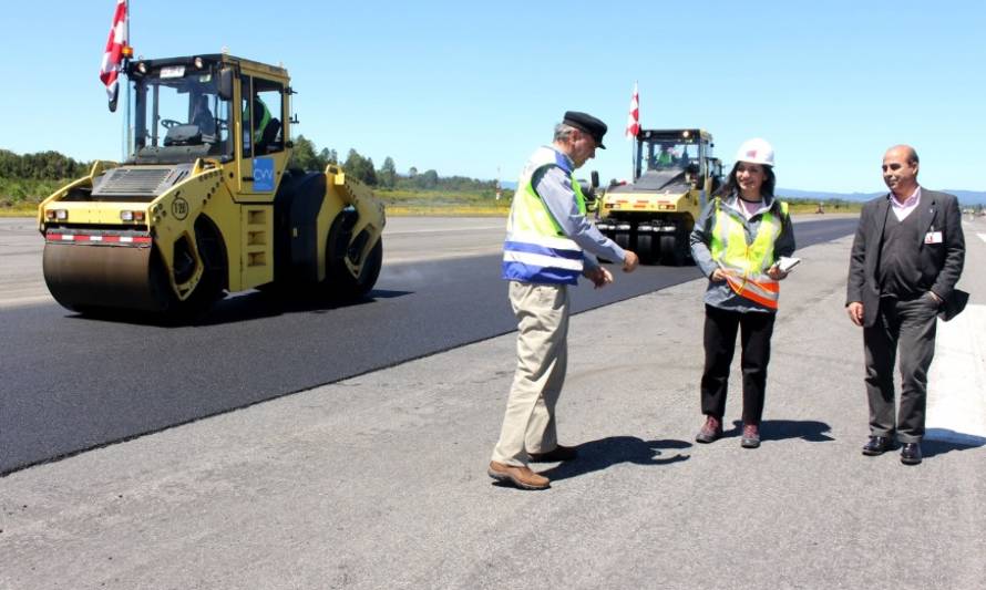 Repavimentación de pistas en Aeródromo Pichoy alcanza un 40% de avance físico