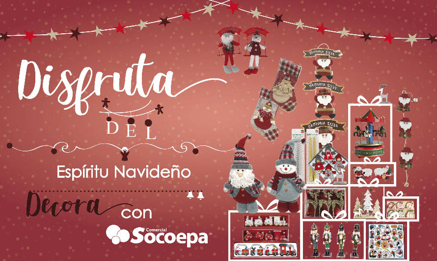 La magia de la Navidad ya llegó a Comercial Socoepa