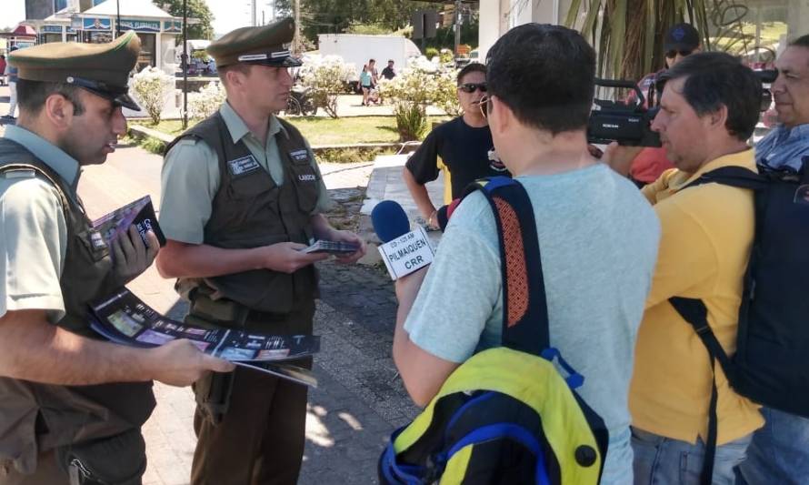 Carabineros de Labocar lanzó campaña para reconocer billetes falsos