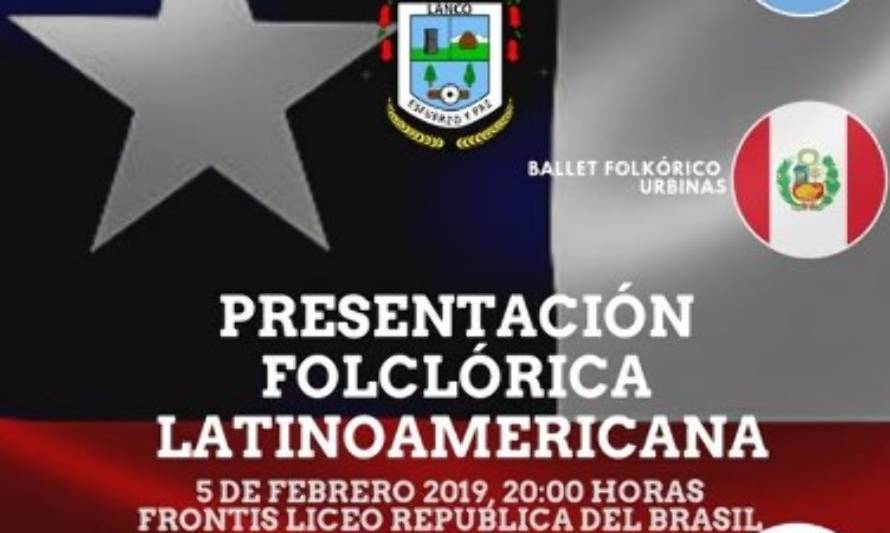 ESTE MARTES: Actividades deportivas y folclore en Lanco