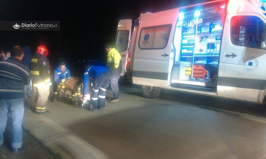 Un lesionado dejó accidente en las cercanías del cruce de Nontuelá