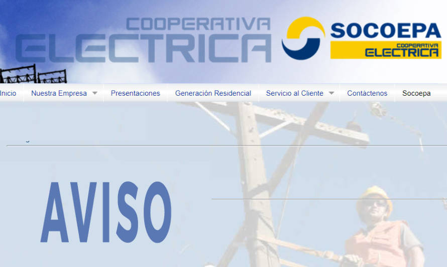 Eléctrica Socoepa informa restablecimiento de call center tras mantención 