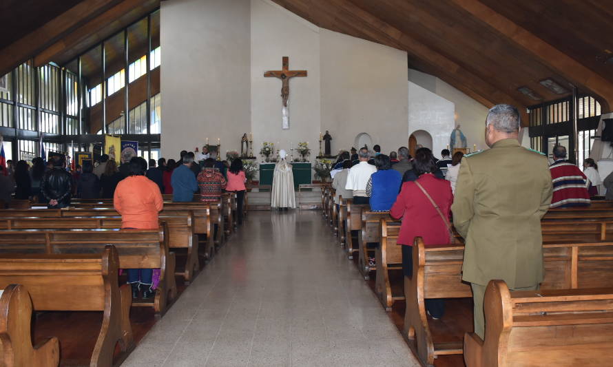 Con una misa solemne y un desfile se conmemoró el 76° aniversario de Malalhue