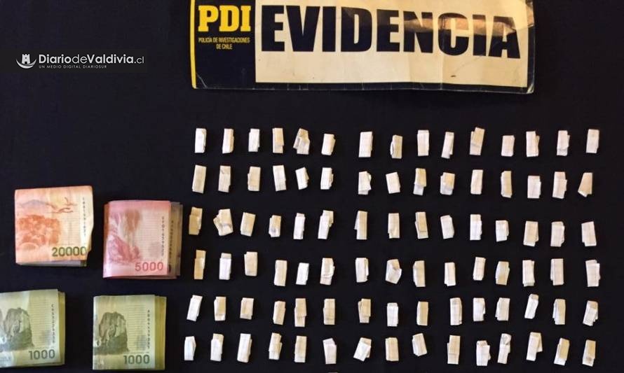 PDI detuvo a pareja que vendía drogas en Valdivia