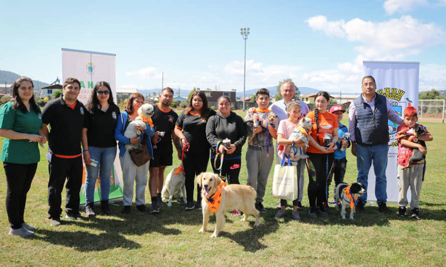 Con gran éxito se realizó en Lanco la primera "Corrida Familiar con tu Mascota"