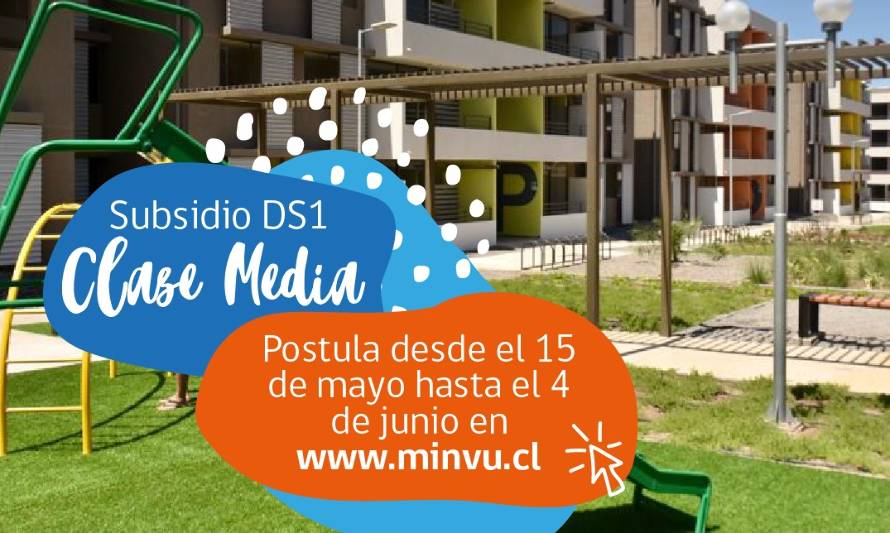 Este 4 de junio vence plazo para postular a subsidio clase media