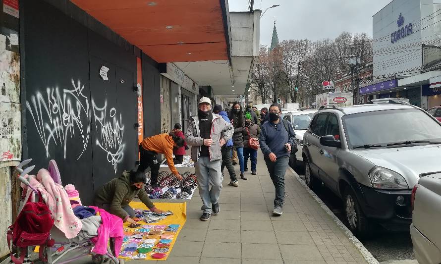 Veredas de emergencia en Valdivia para guardar distancia social