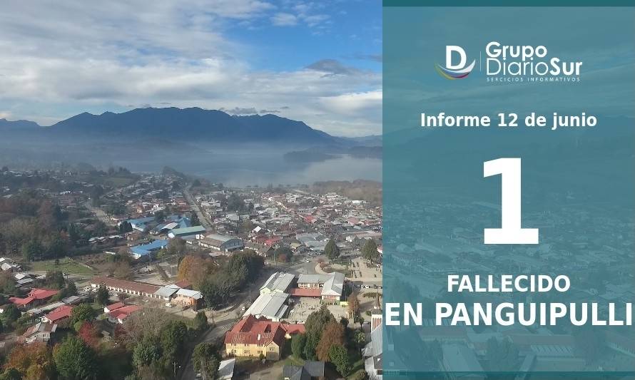 Reporte hace oficial primer fallecido por Covid-19 en Panguipulli