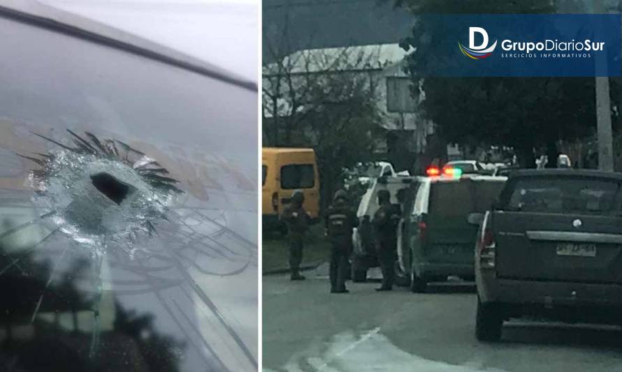 Balazo impactó a vehículo estacionado en Futrono: vecinos piden mayor vigilancia