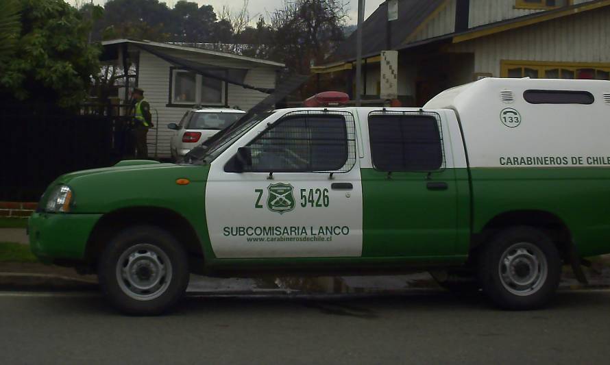 Dos ladrones atrapados en Lanco