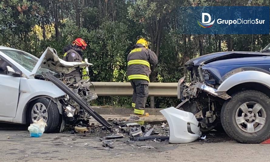 Accidente en Paillaco deja al menos cuatro lesionados 