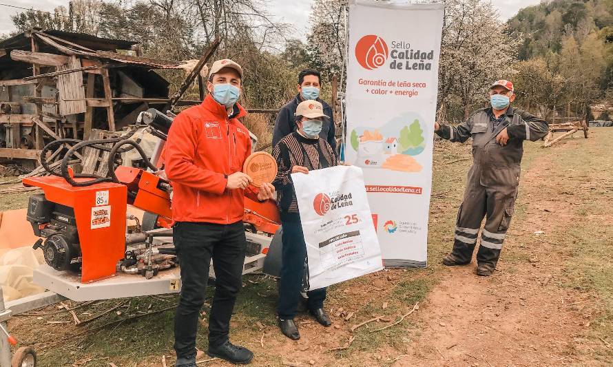 Programa Leña Más Seca beneficia a emprendedores con maquinaria