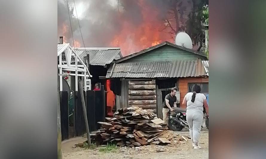 Mariquina: reportan incendio en vivienda  