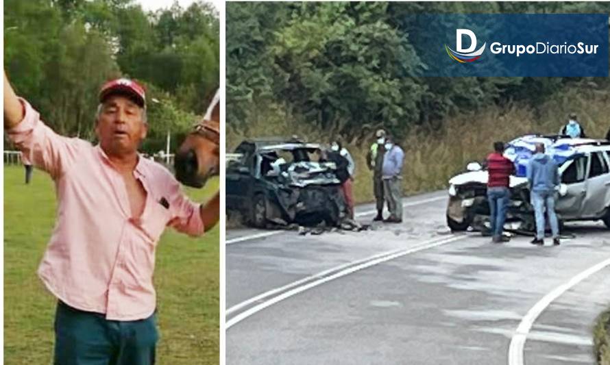 Conocido vecino de Paillaco es la víctima fatal de accidente en cruce Puerto Lapi