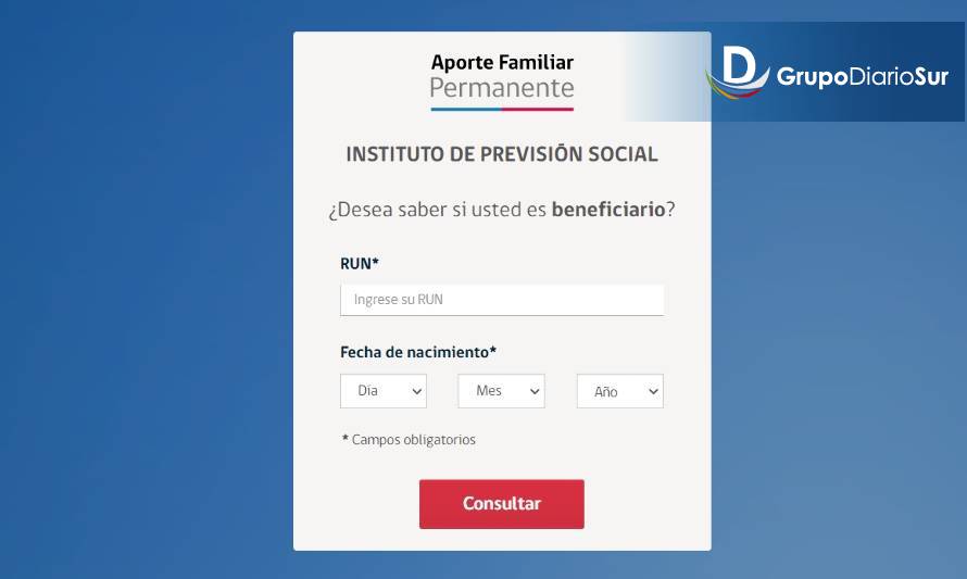 Sepa qué hacer si no figura como beneficiario del Aporte Familiar Permanente