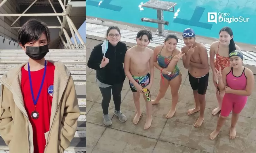 Club de natación valdiviano logra medalla en Nacional