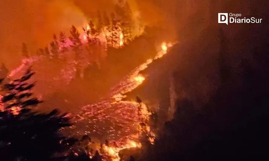 Valdivia, Corral y Mariquina en alerta roja por incendios forestales