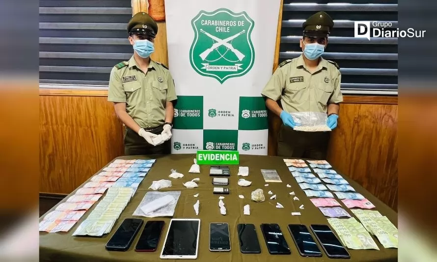 Desarticulan organización criminal dedicada a la venta de drogas en Valdivia