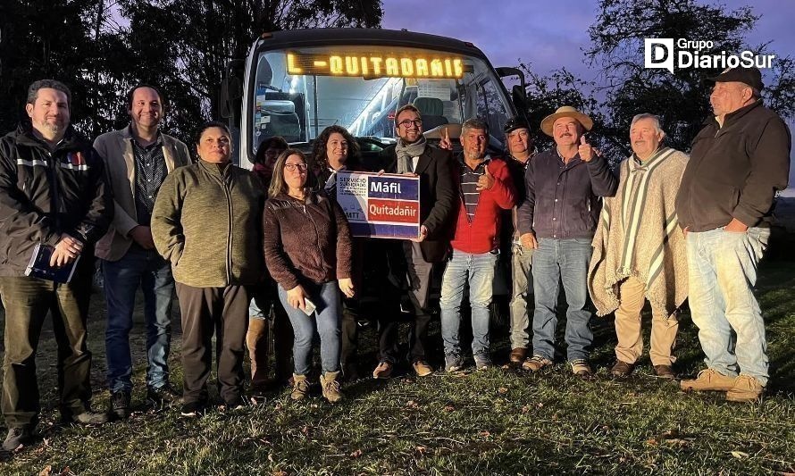 Dos sectores rurales de Máfil contarán con transporte gratuito para adultos mayores