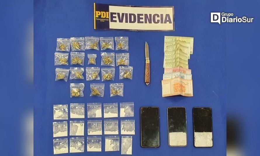 Detienen a hombre buscado por receptación en la plaza de Valdivia