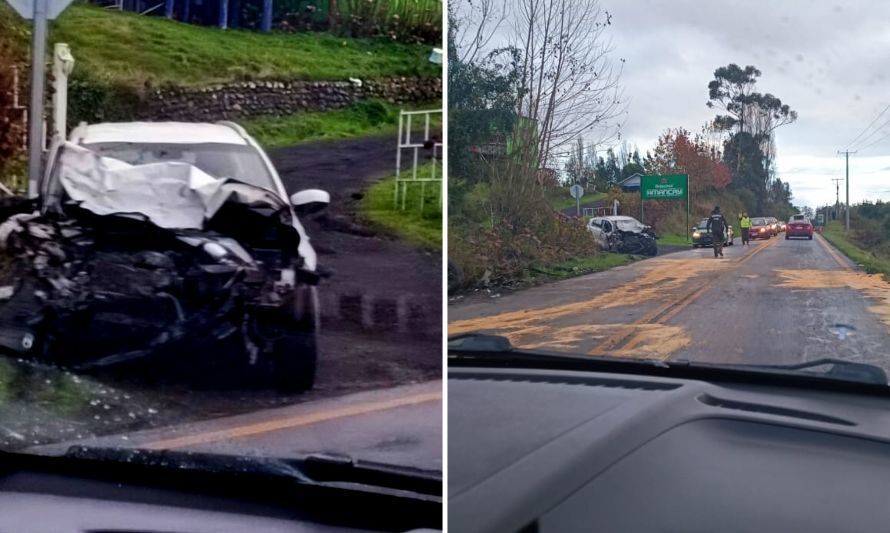 Entregan detalles sobre estado de salud de lesionados por colisión frontal en Lago Ranco