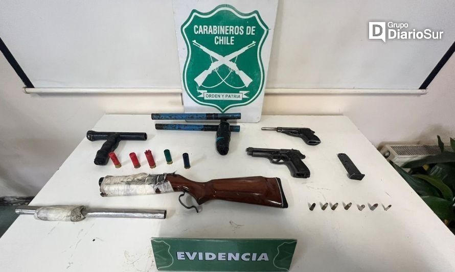 Denuncia ciudadana permitió dar con arsenal en mano  de tres delincuentes