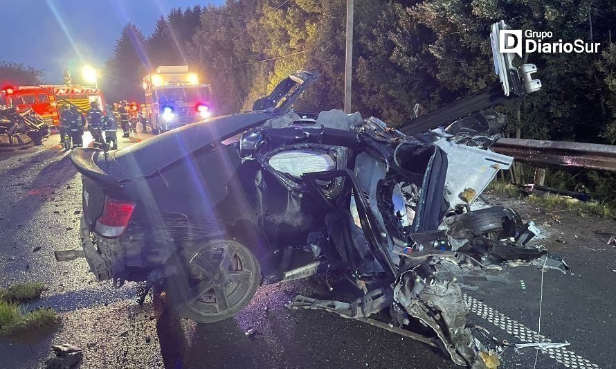 Revelan identidad de fallecido en accidente ocurrido en la ruta Valdivia-Mariquina