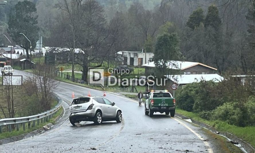 Habilitan ruta que une Futrono con la 5 Sur tras accidente fatal