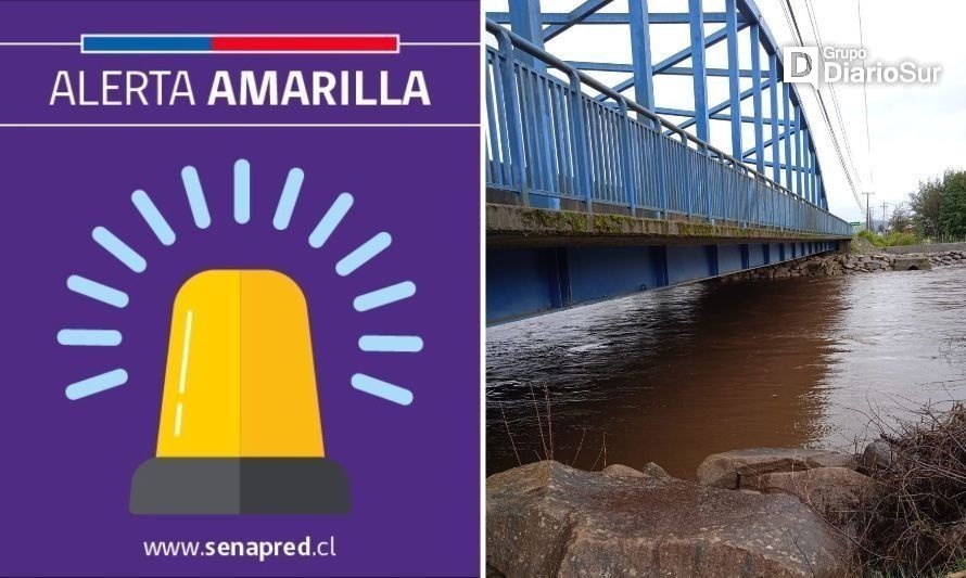 Tres comunas de Los Ríos bajo declaratoria de Alerta Amarilla