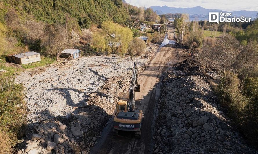 Anuncian apertura regulada del camino Futrono-Llifén