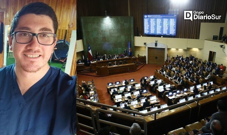 Cámara de Diputados rindió homenaje a kinesiólogo futronino Eric Sandalla