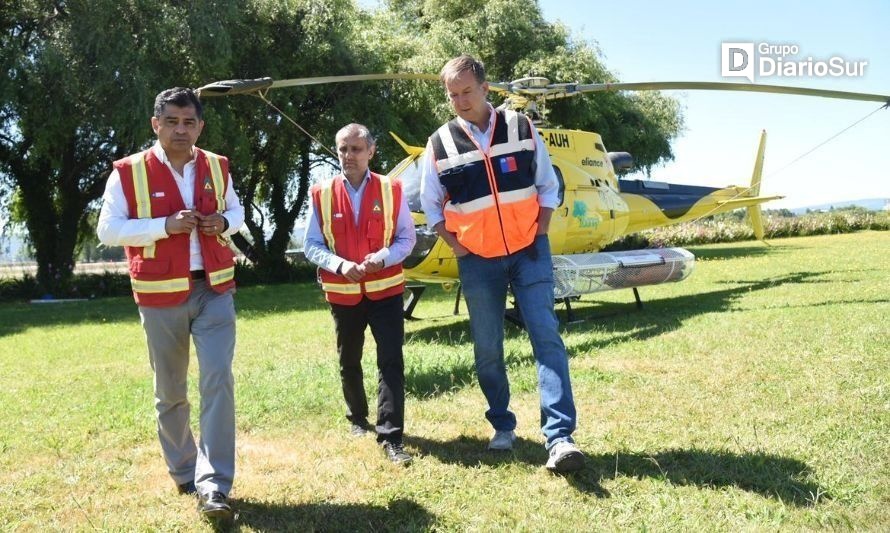 Autoridades reiteran el llamado a la prevención de incendios frente a altas temperaturas en Los Ríos