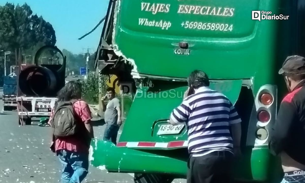 Accidente vehicular en la Ruta 5 Sur comuna de Máfil