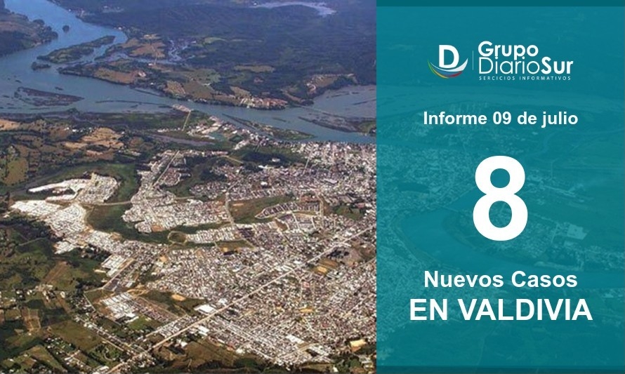 Valdivia suma 8 nuevos casos en último reporte regional