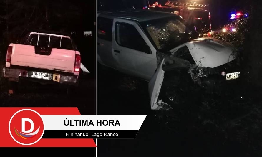 Chocó camioneta y abandonó a su acompañante gravemente herida        