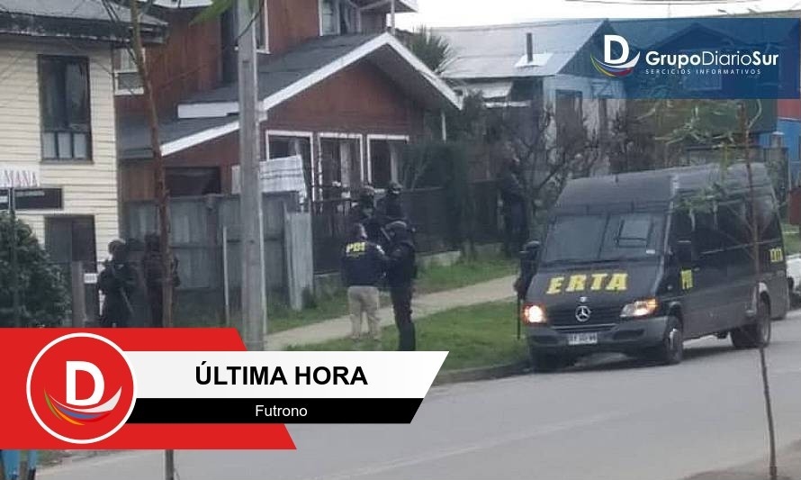 Operativo antidrogas provocó expectación en Futrono