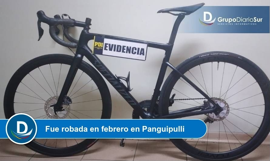 PDI recuperó bicicleta avaluada en $7 millones
