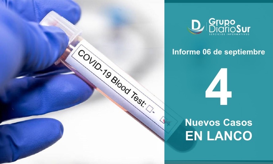 Lanco suma 4 nuevos infectados y llega a 15 casos activos