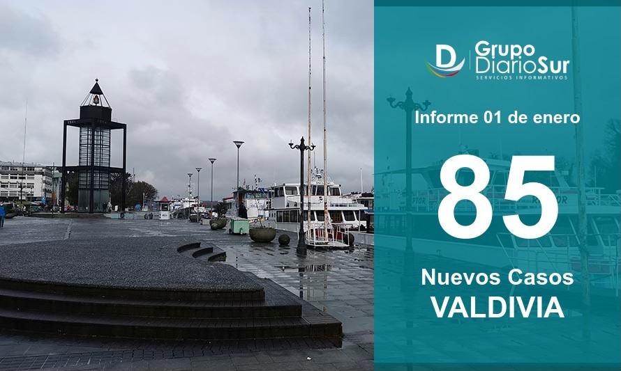 Malas noticias para Valdivia: vuelve a superar los 80 casos diarios