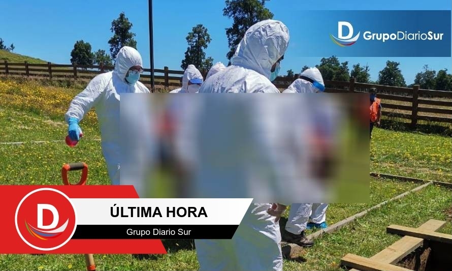 Futrono vivió dolorosa experiencia de sepultar a su primera víctima covid-19 