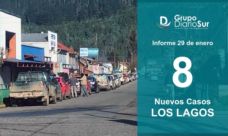 Solo 3 de los 8 nuevos contagios en Los Lagos tienen trazabilidad 