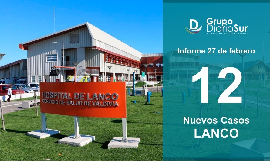 Lanco lleva 5 días al alza en sus cifras de casos nuevos y activos de covid-19