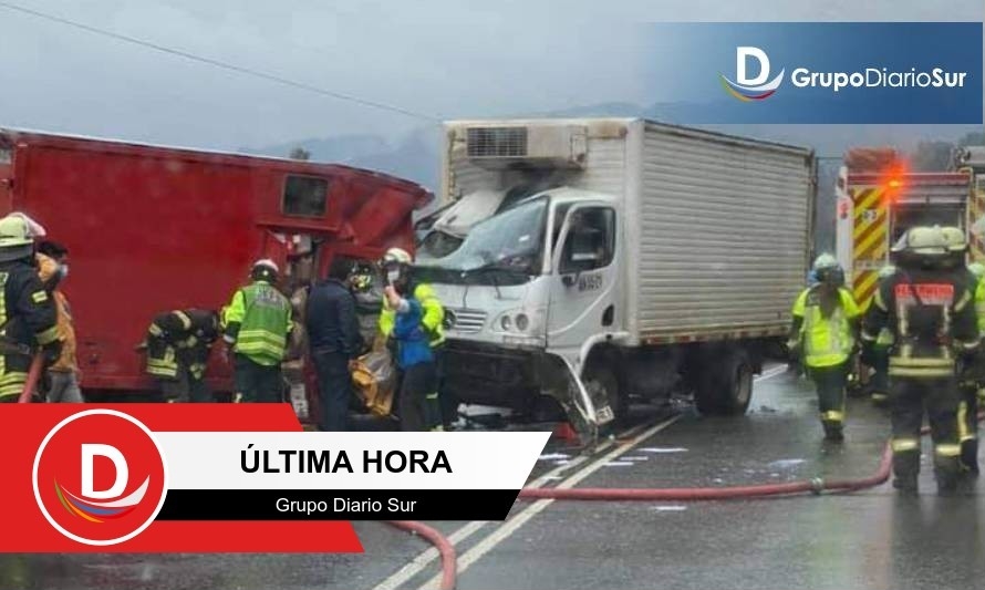 Reportan muerte de paillaquina tras cadena de accidentes camino a Valdivia
