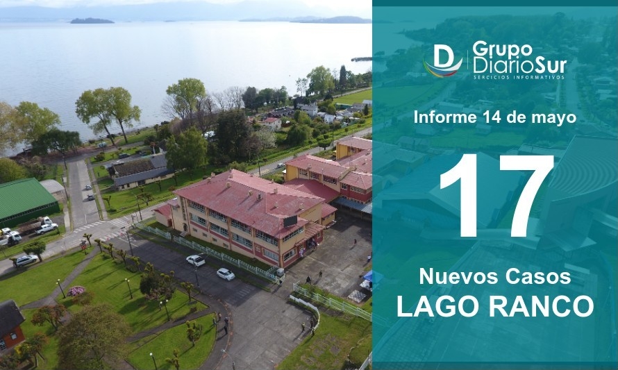 Lago Ranco se dispara con 17 nuevos contagios este viernes 