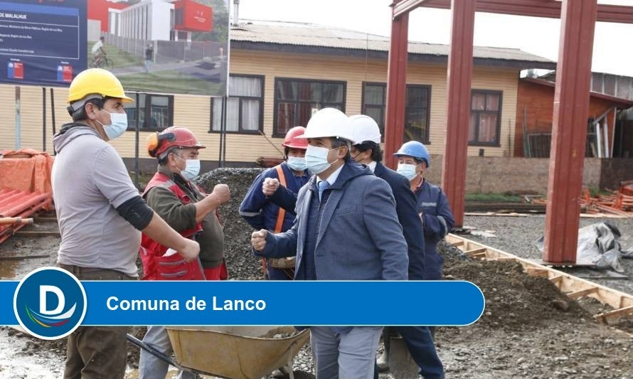 Construcción de nuevo cuartel de Bomberos de Malahue va viento en popa