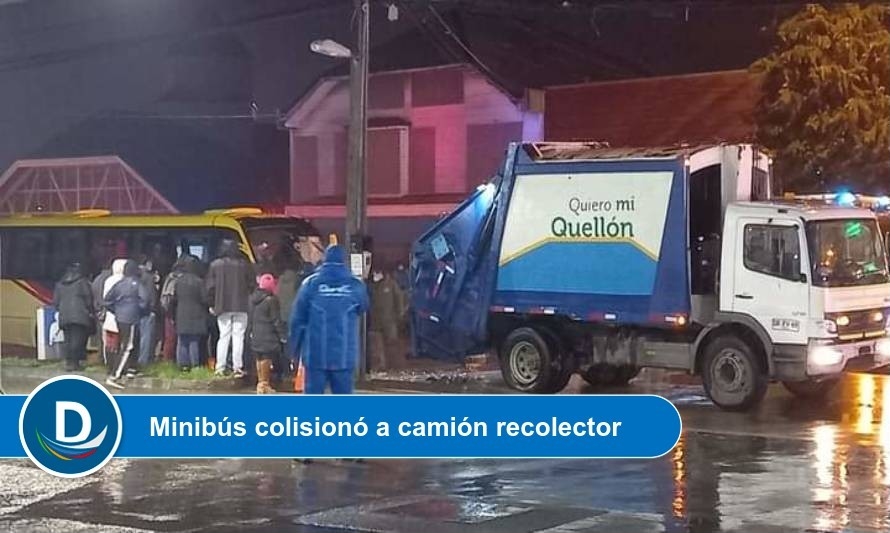 Conductor ebrio dejó grave a recolectores de basura en Quellón 