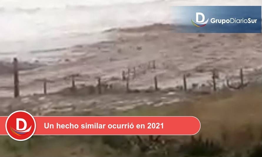 Imagen de archivo: crecida de río en junio de 2021.